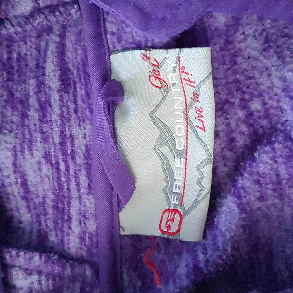 Free Country Girl's Fleece Sweater / Jacket - Picture 2 of 6